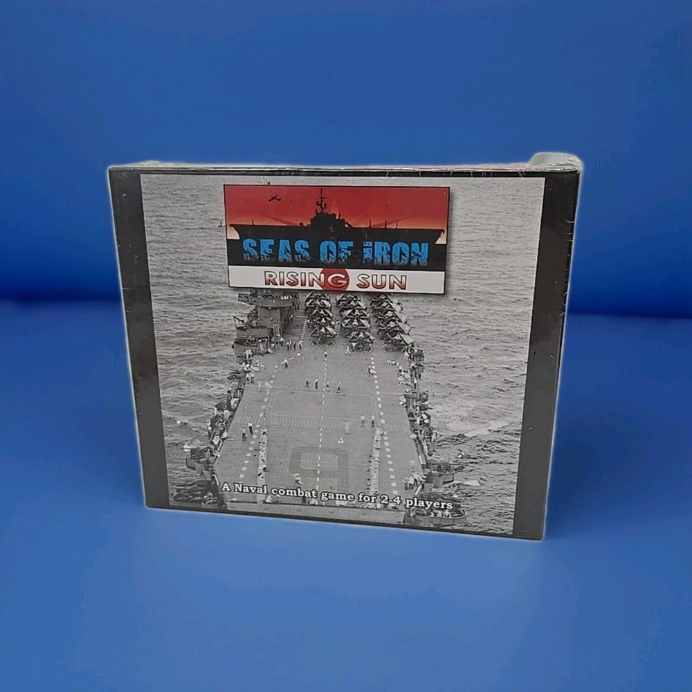 SEAS OF IRON RISING SUN Bunker Battle Naval Combat Military Game Sealed